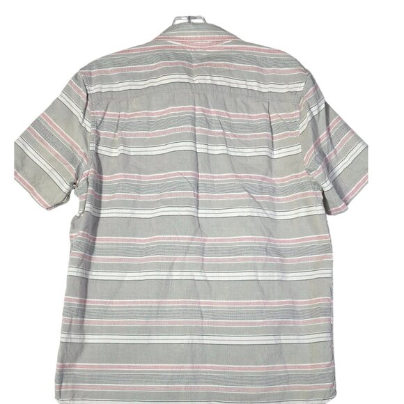 VANS Short Sleeve Grey and Pink Men's Casual Shirt Small - Picture 4 of 5